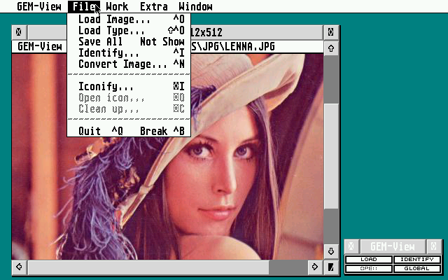 GEM-View atari screenshot
